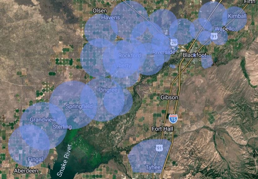 Vision WiFi Coverage Map